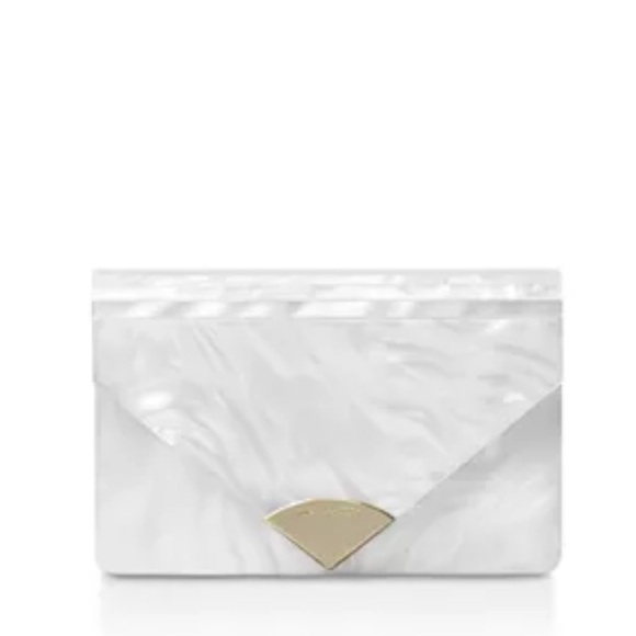 MICHAEL Michael Kors Handbags - NWT MICHAEL Michael Kors Barbara Medium Envelope purse optic white